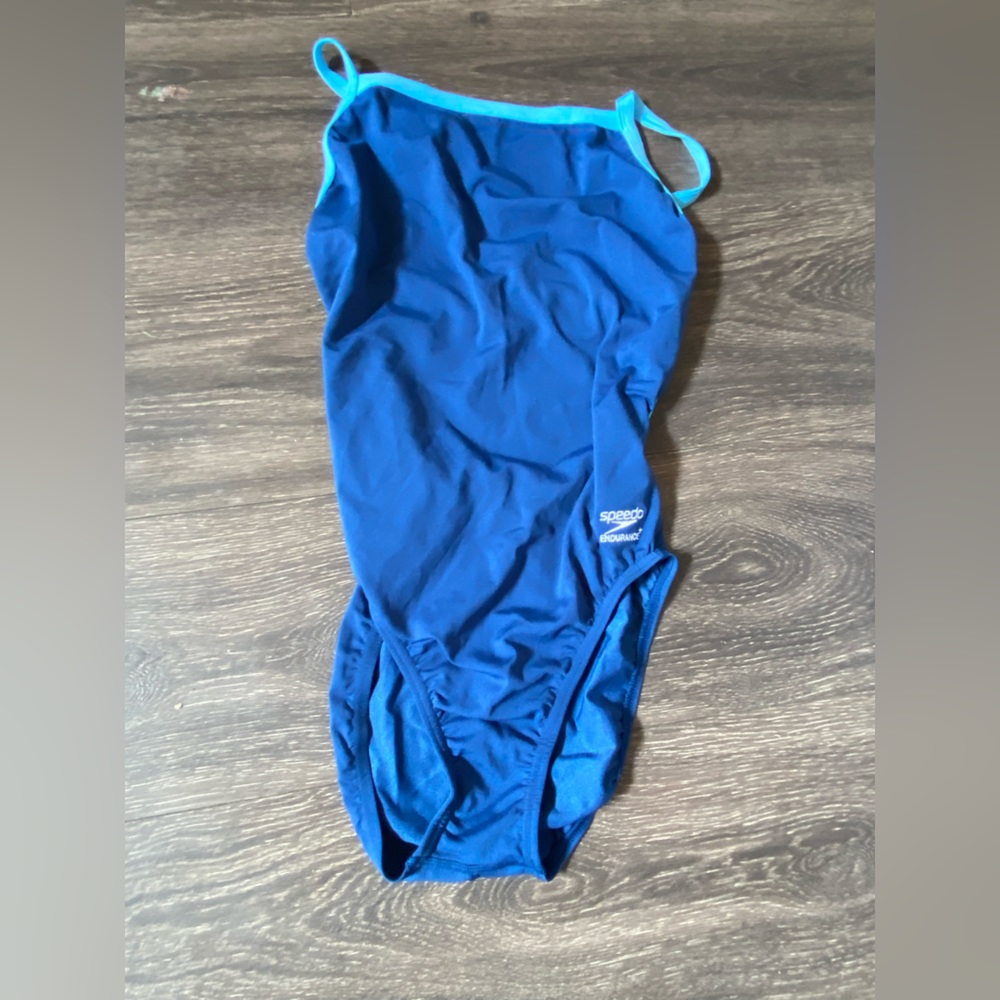 Speedo Endurance Solid Flyback Training Swimsuit … - image 1